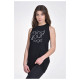 Target Γυναικεία αμάνικη μπλούζα Long Sleeveless Top Single Jersey "Mind"